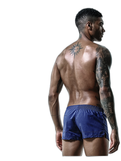 Men's Breathable Cotton Built-in Pouch Boxers