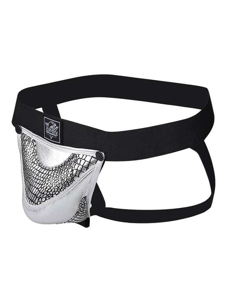 Men's Detachable Colorblock Pouch Hip-Lifting Jockstrap