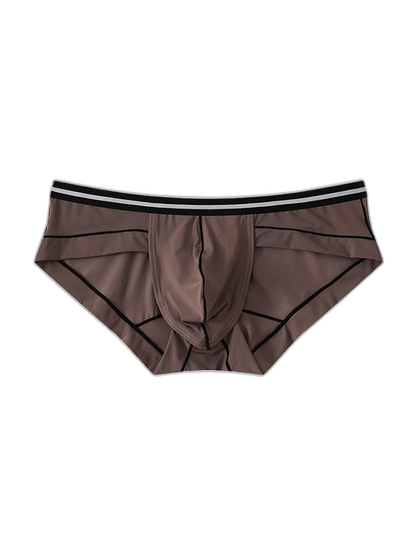 3 Pack Men's Semi-Transparent Comfortable Soft Skin-Friendly Minimalist Briefs