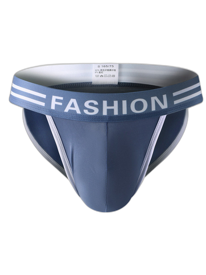 3 Pack Men's High-Cut Sexy Comfortable U-Convex Breathable Briefs