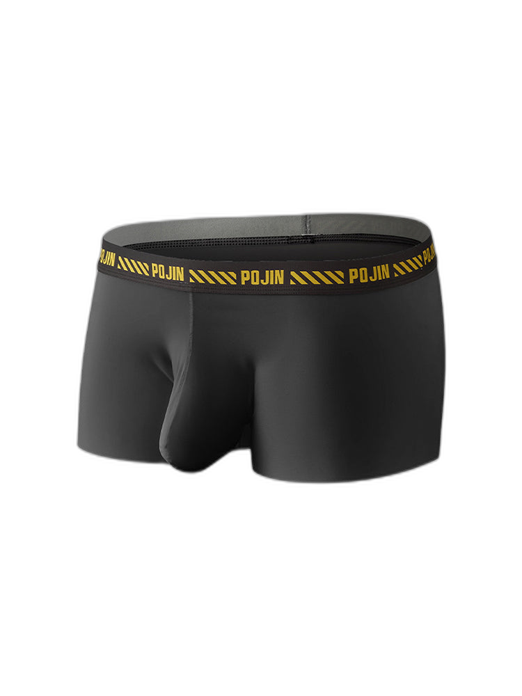 Men's Bulge Enhancing Pouch Seamless Trunks
