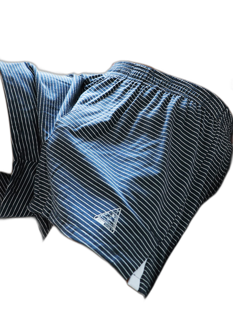 Men's Striped Thin Breathable Comfortable Trunks