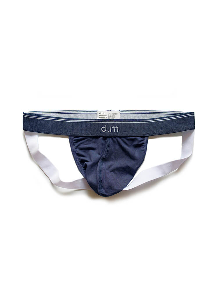 D.M Men's Sexy Low-Rise Stretch Modal Double Thong