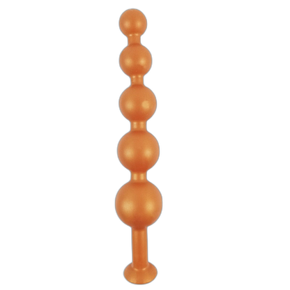 Vixen - Silicone Anal Beads - Different Sizes 5 Anal Balls - Fox Tail Anal Plug