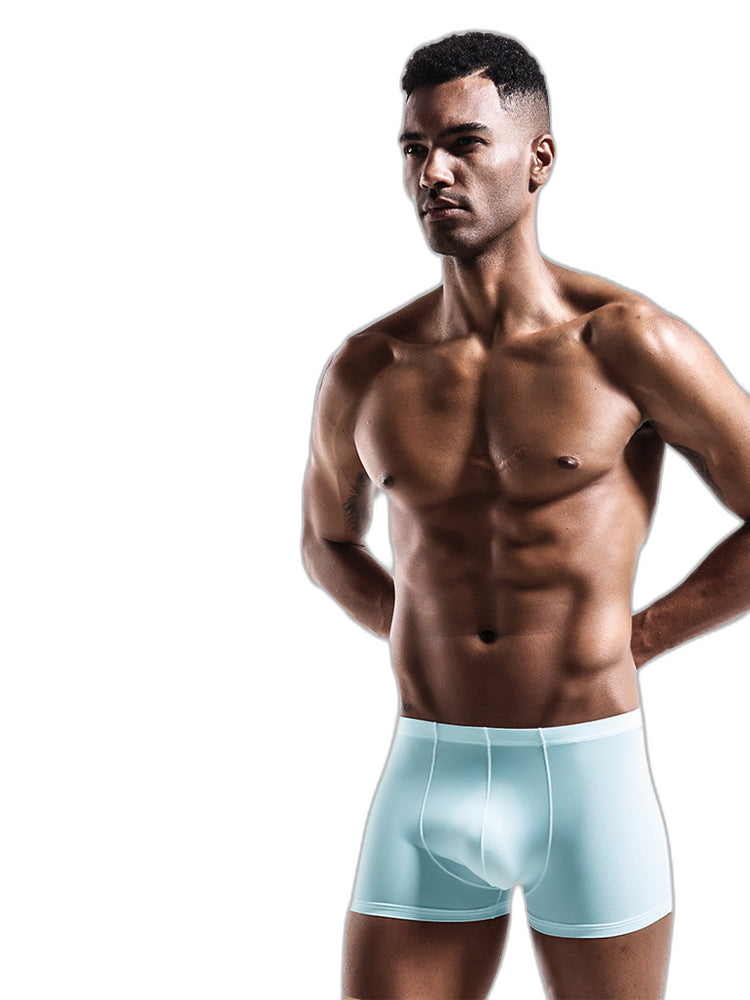 4 Pack Cooling Silk Bulge Pouch Men's Underwear