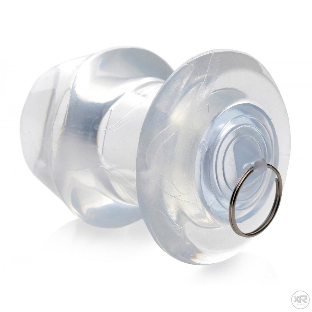 Ass Bung Clear Hollow Anal Dilator with Plug