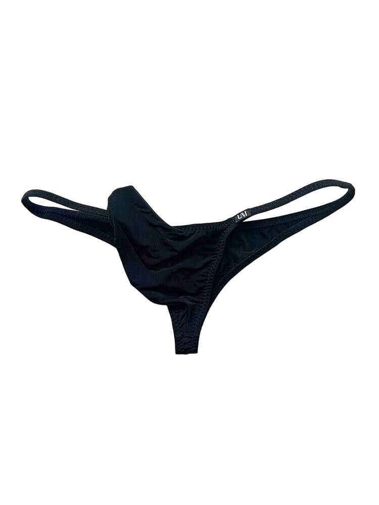 Men's Sexy Ice Silk Upward-Curving Pouch Thong