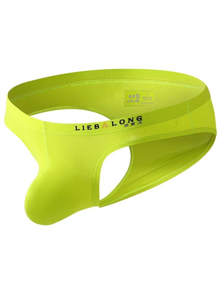 Men's Low-Rise Large Pouch Cotton Sexy Briefs