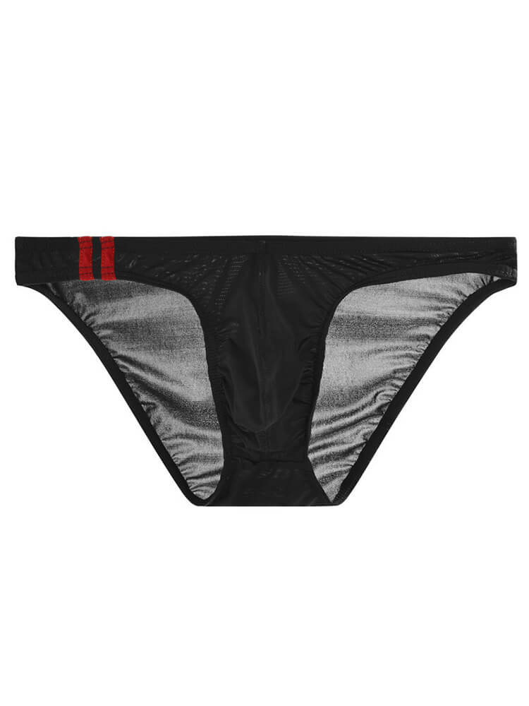 Men's Low-Rise Solid Sexy U-Convex Pouch Briefs