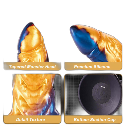 Firebird - 9.2 Inch Thrusting Dildo - Vibrating Dildo - Fantasy Dildo