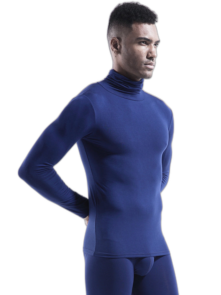 Men's Turtleneck Thermal Top Base Layer Shirts
