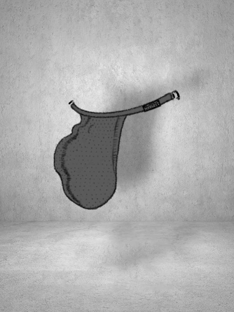 Men's Replaceable External Pouch Stretch Thong