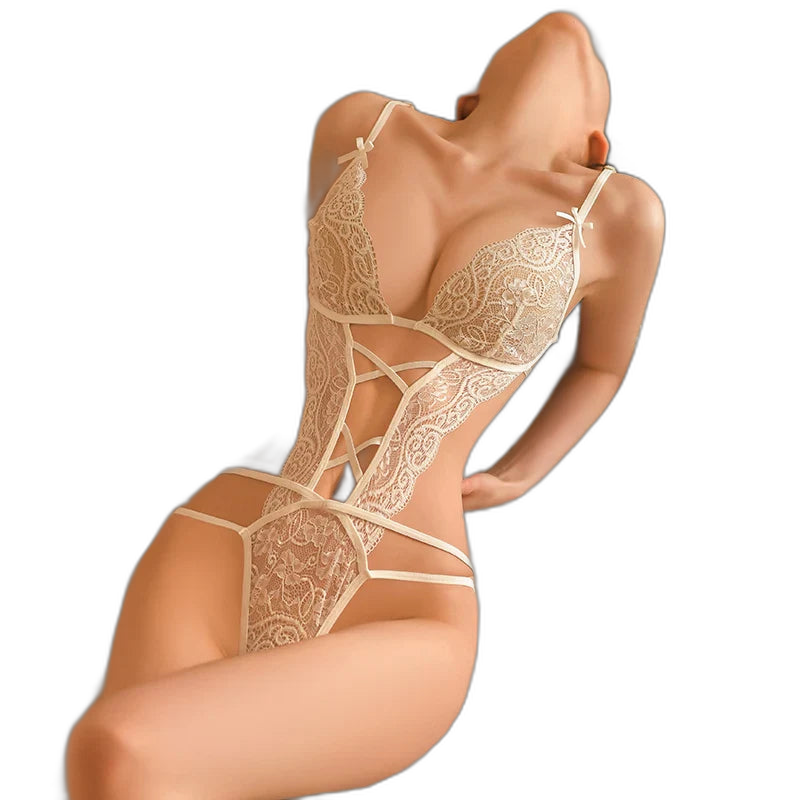 Women's Embroidered Lingerie Outfit