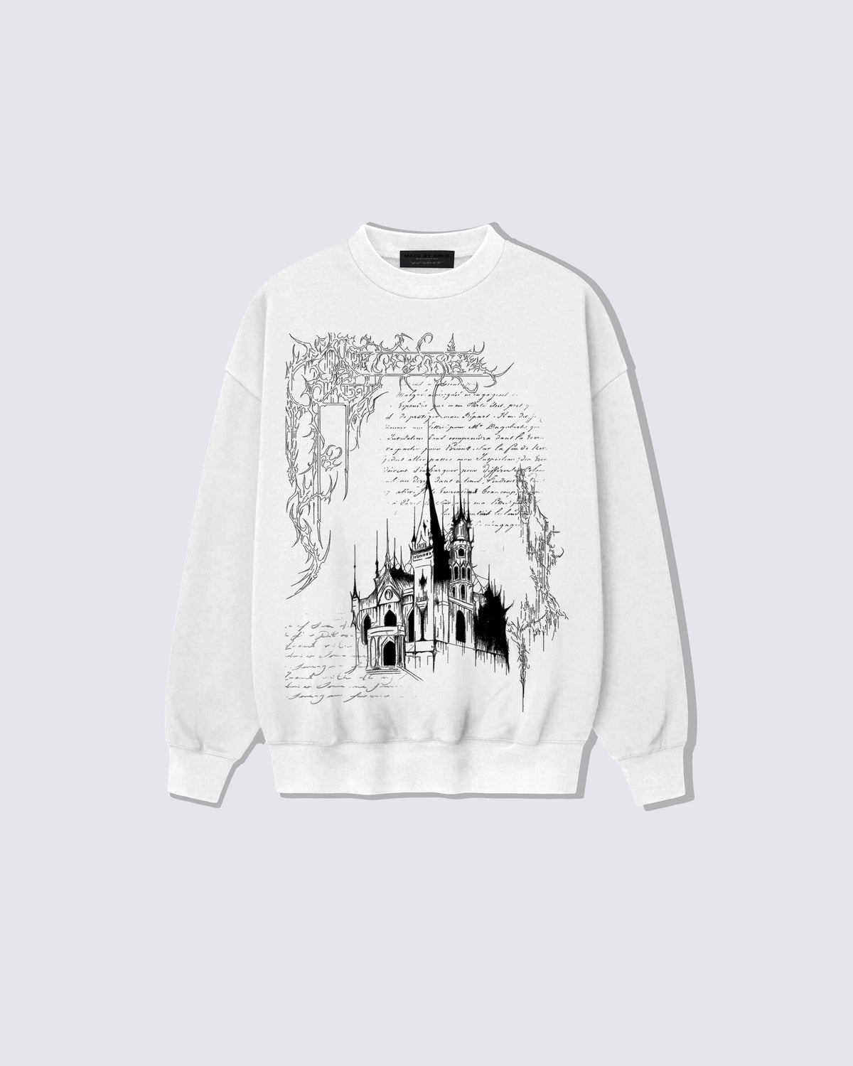 Gothic Castle Graphic Sweatshirt