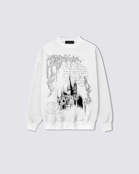 Gothic Castle Graphic Sweatshirt