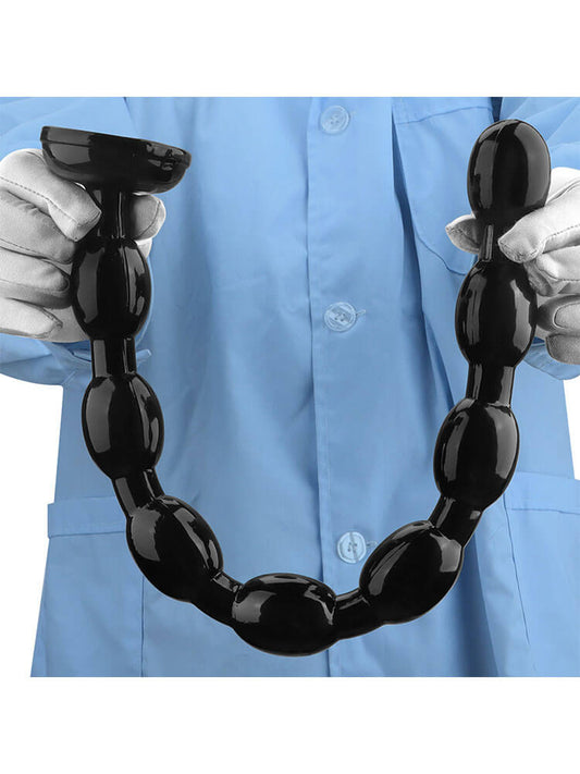 8-Bead Flexible PVC Suction Cup Anal Bead Plug