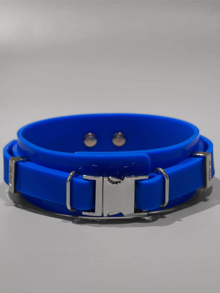 Men's 4cm Wide Snap-On Silicone Neck Collar