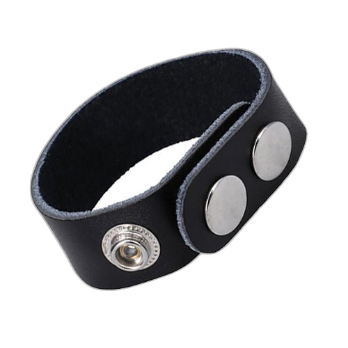 ruff GEAR Leather Snap Cock Ring