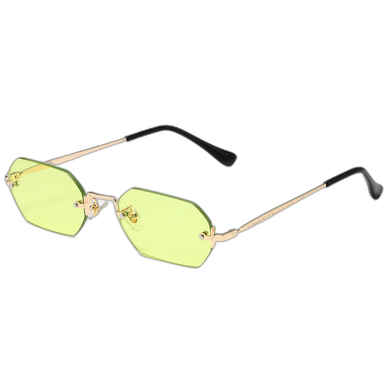 Retro Rimless Sunglasses