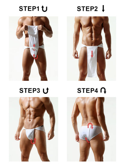 Men’s Sexy Japanese Sumo Briefs – Triangle Design