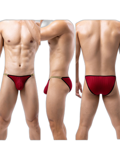 3 Pack Men's Sexy Low-Rise Hip-Lifting Briefs