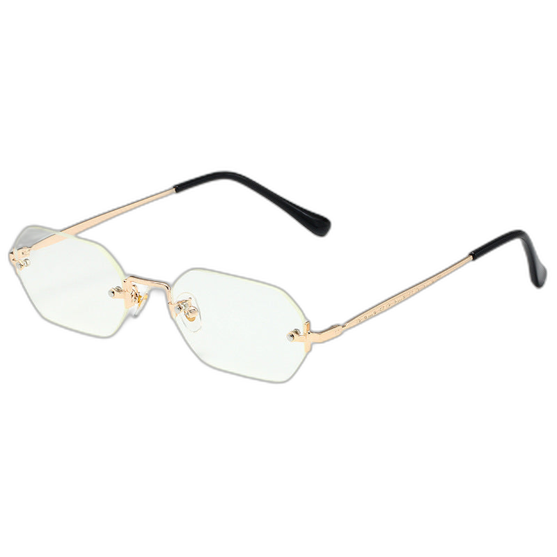 Retro Rimless Sunglasses