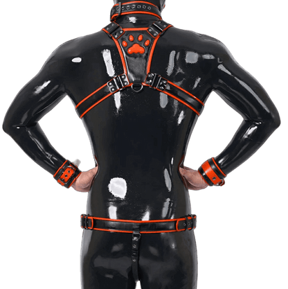 Furrjoi Harness, Cuff, Collar, Lead Underwear Bundle Orange