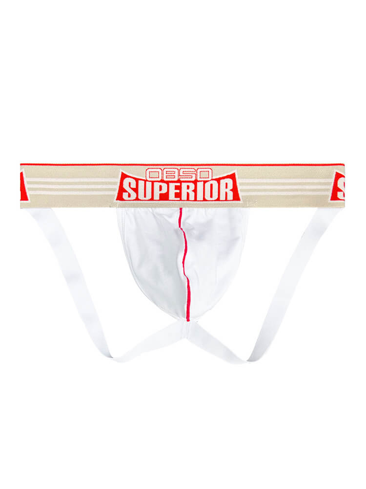 Men's Sexy Wide Belt Cheek-Exposing Cotton Thong