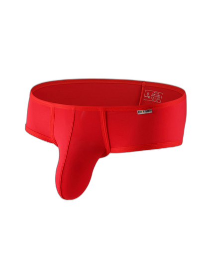 2 Pack Men's 3D Pouch Low-Rise Slim-Fit Trunks
