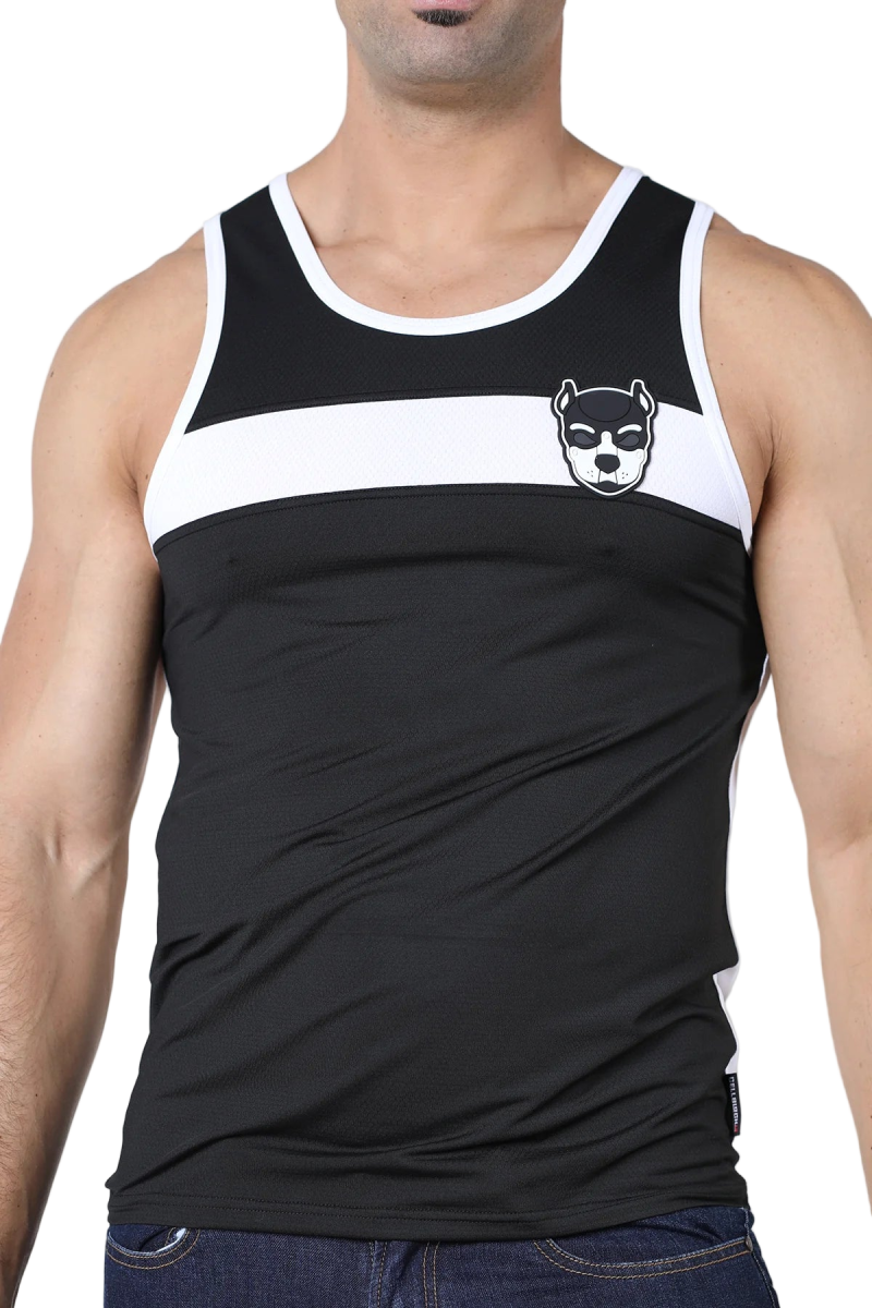 Cell Block 13 Atlas Tank Top White - The Pup Play Hub