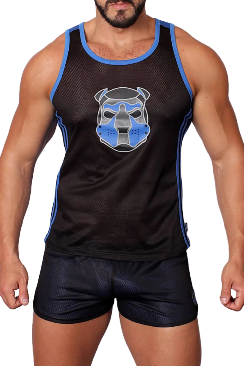 Cell Block 13 Kennel Club Tank Top Blue - The Pup Play Hub