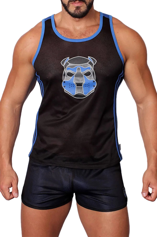 Cell Block 13 Kennel Club Tank Top Blue - The Pup Play Hub