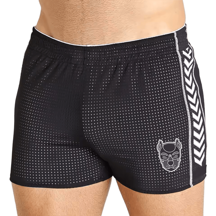 Cell Block 13 Spitfire Shorts Black/White - The Pup Play Hub