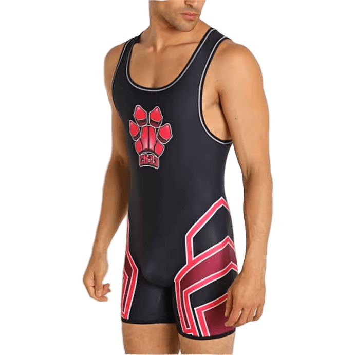 CellBlock 13 Bandit Singlet Black/Pink - The Pup Play Hub
