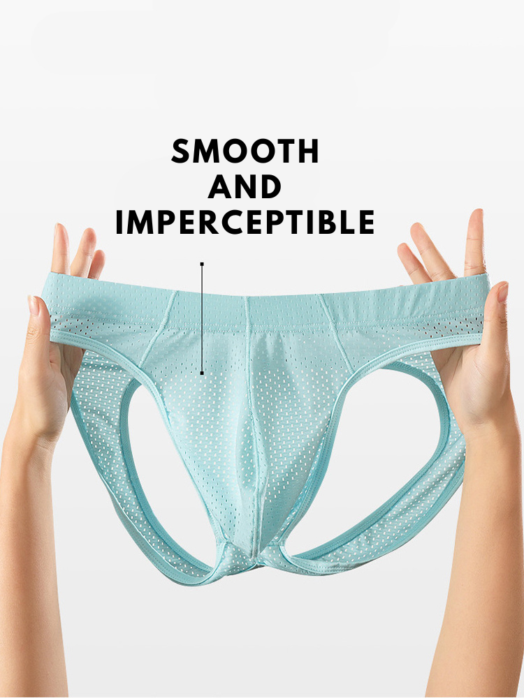 2 Pack Men's Breathable Mesh Jockstrap