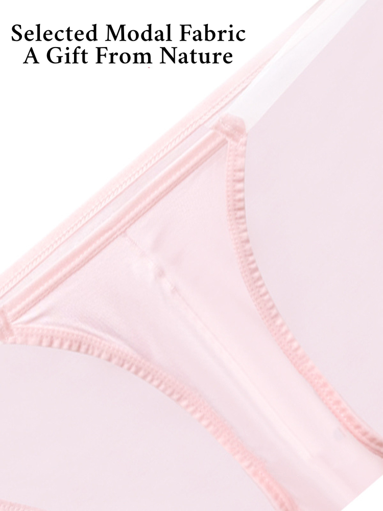 2 Pack Men's Breathable Low-Rise Ultra-Soft Modal Bikini