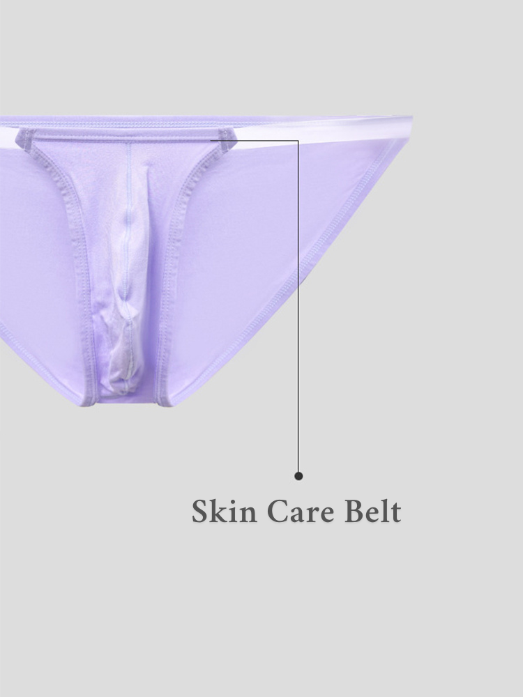 2 Pack Men's Breathable Low-Rise Ultra-Soft Modal Bikini