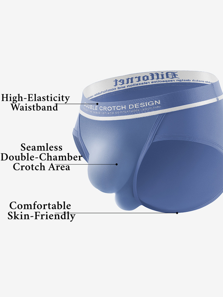 Men's Double-Crotch Separation Ultra-Soft Modal Briefs