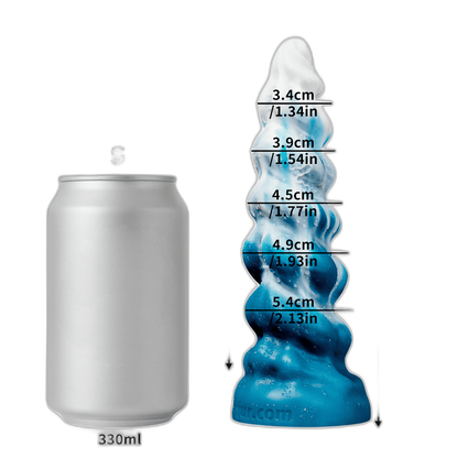 Conqueror - Fantasy Silicone Dildo - Alien Spiral Dildo - 5 Sizes