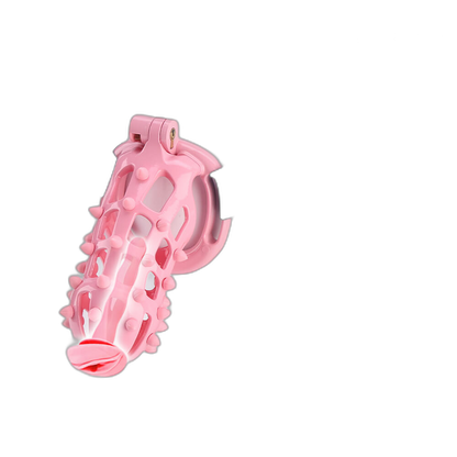 Gorse - Spiked Chastity Cage With Belt and Catheter