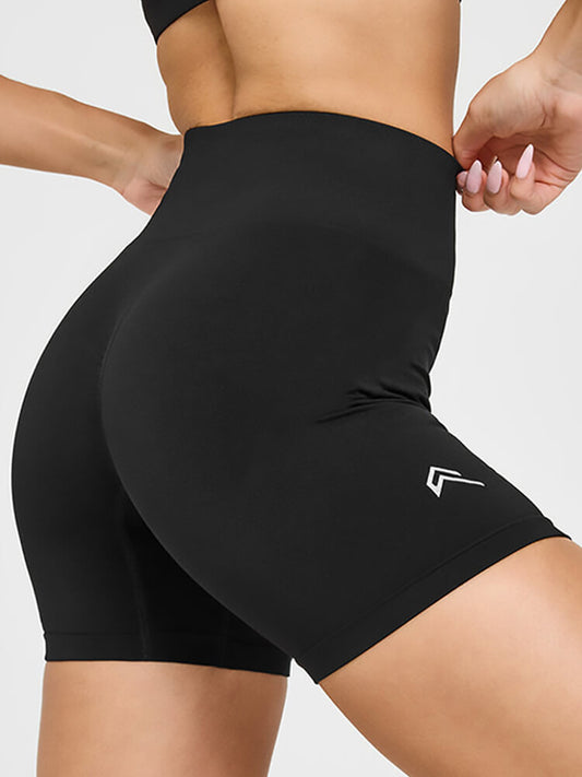 Sexy Solid Color Peach-Lift Sports Fitness Shorts