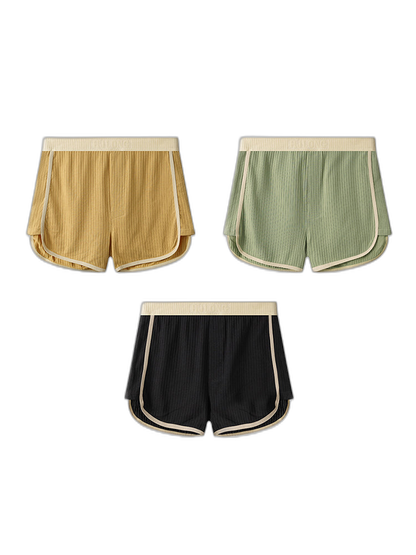 3 Pack Men's Ultra-Soft Cotton Solid Color Odor-Control Boxer Briefs