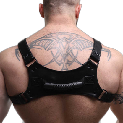 ruff GEAR Leather Bulldog Action Harness