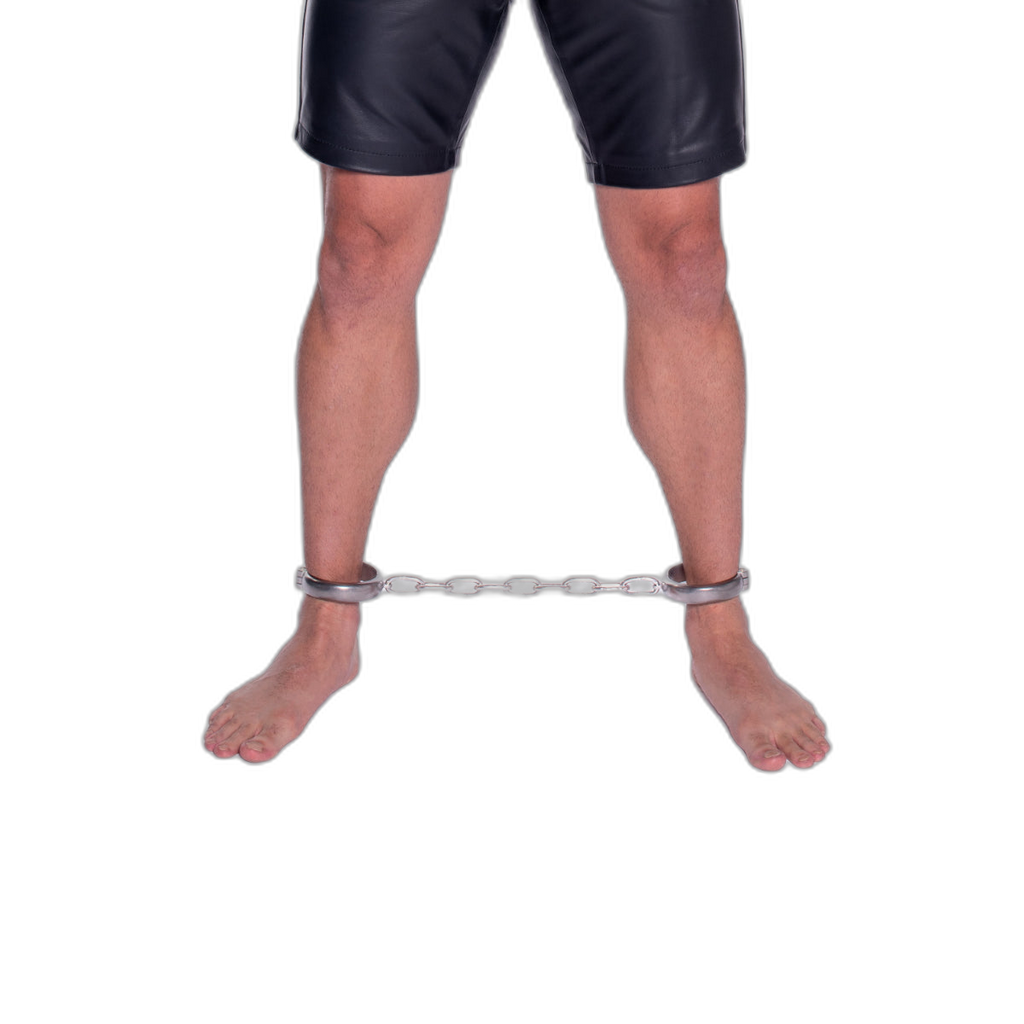 Prowler RED Heavy Duty Ankle Cuffs Silver