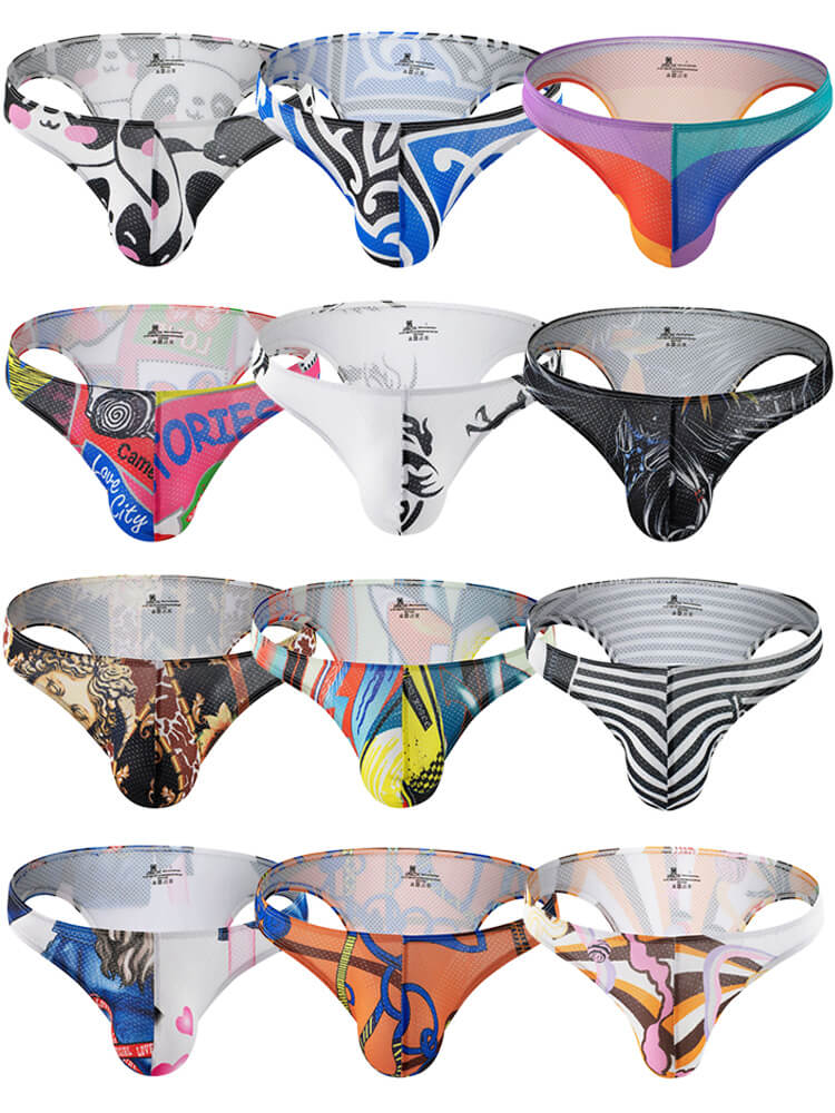Men's Print Sexy Bikini Brief