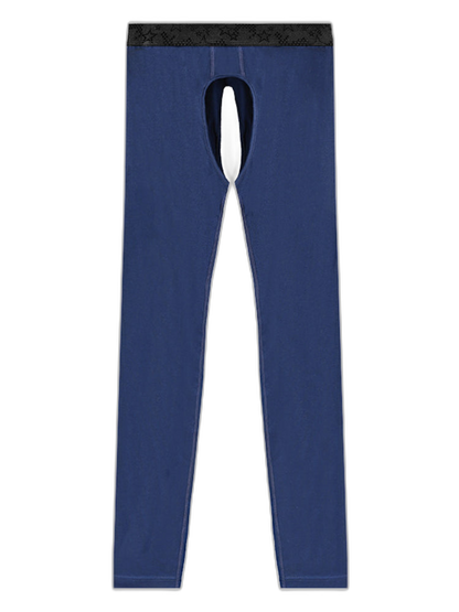 Men's Pure Cotton Open Crotch Breathable Warm Pants