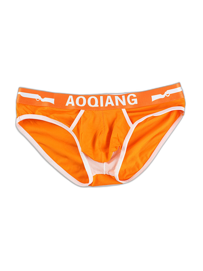 Men's Breathable Cotton Pouch Briefs with Fly