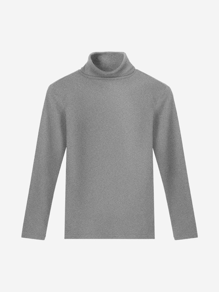 Men's Mid-high Collar Warm Cold-proof Long-sleeved Bottoming Shirt