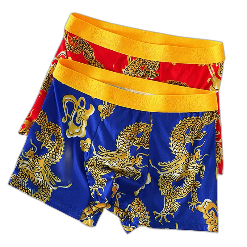 Dragon Daddy Bold Print Men’s Boxer Shorts (4 Pack)
