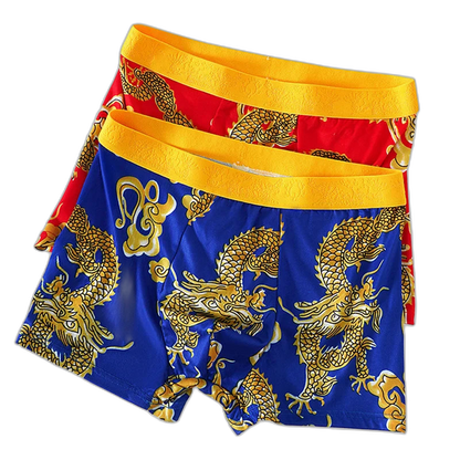 Dragon Daddy Bold Print Men’s Boxer Shorts (4 Pack)